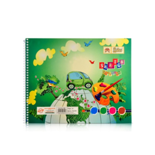 Lotus Medium Sketch Note Book, Size: 22x27 cm (60 Pages)